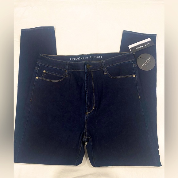NWT Articles Of Society High Rise Skinny - Carson City Blue, Size 31 - Picture 6 of 8